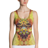 Zing Pagoda Sublimation Women's Cut & Sew Tank Top