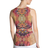 Zing Pagoda Sublimation Women's Cut & Sew Tank Top